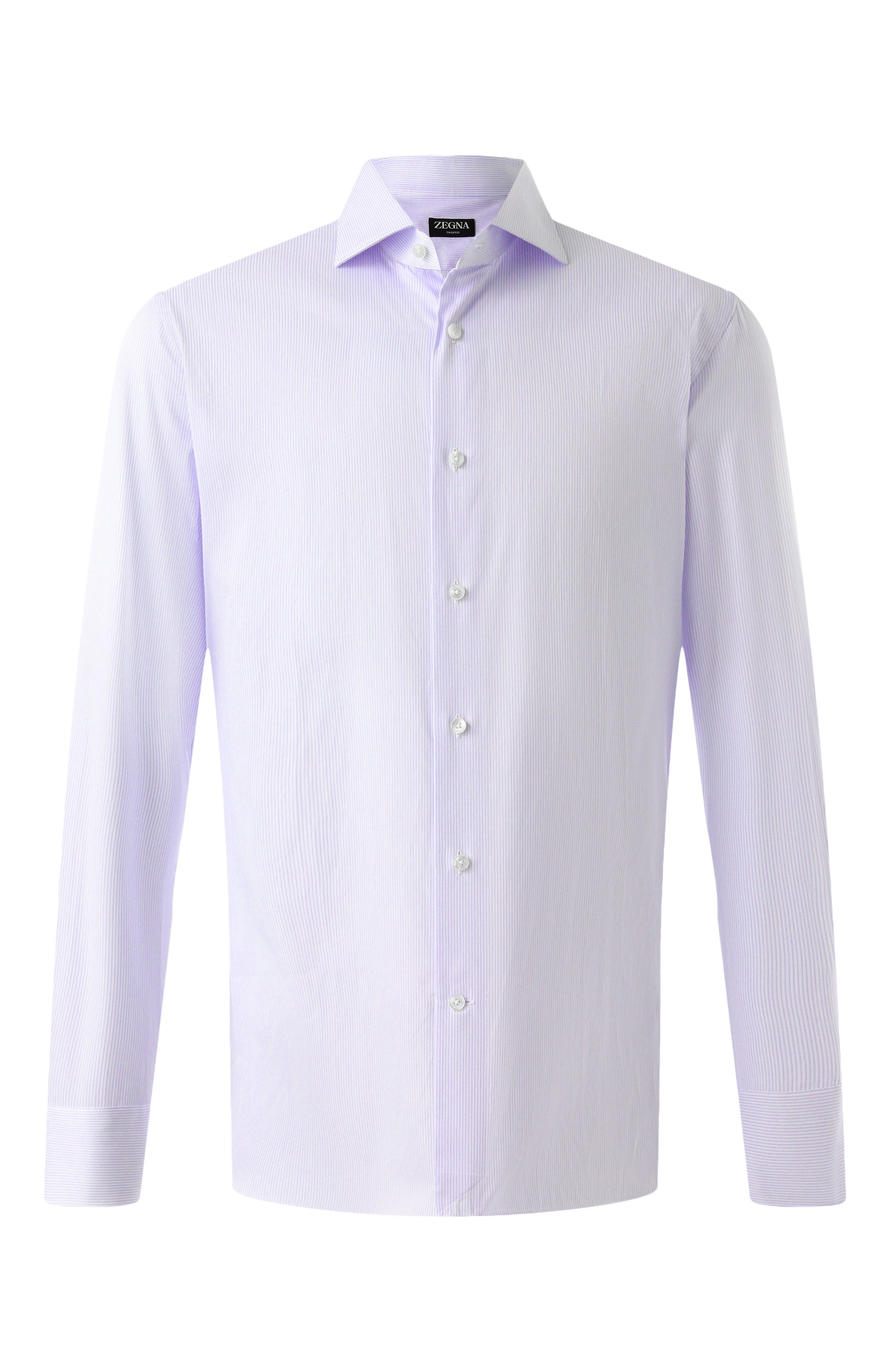 Хлопковая сорочка ZEGNA, арт. 701036A7/9MS0BA, фото 1