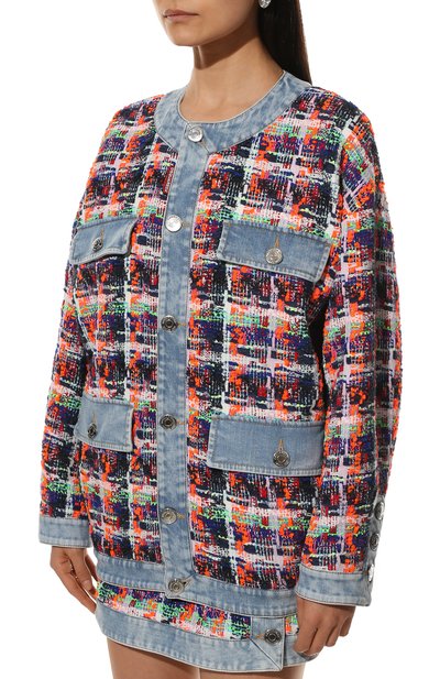 Комбинированный жакет DSQUARED2, арт. S75AM0889/S54400, фото 3