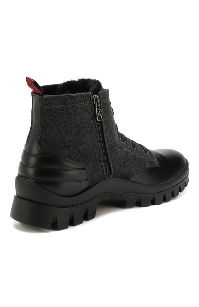 Комбинированные ботинки BOGNER черного цвета по цене 48950 руб., арт. 193-3533/SYLT 2A, фото 4 Комбинированные ботинки BOGNER, арт. 193-3533/SYLT 2A, фото 4