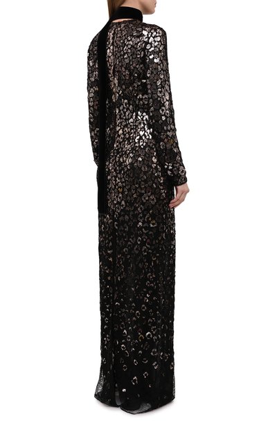 Платье с отделкой пайетками TOM FORD, арт. AB2889-SDE272, фото 4