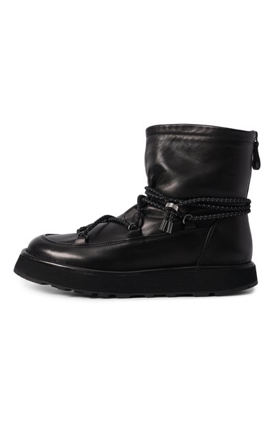 Кожаные сапоги GIORGIO ARMANI черного цвета по цене 198500 руб., арт. GM004865/AF32962, фото 3 Кожаные сапоги GIORGIO ARMANI, арт. GM004865/AF32962, фото 3