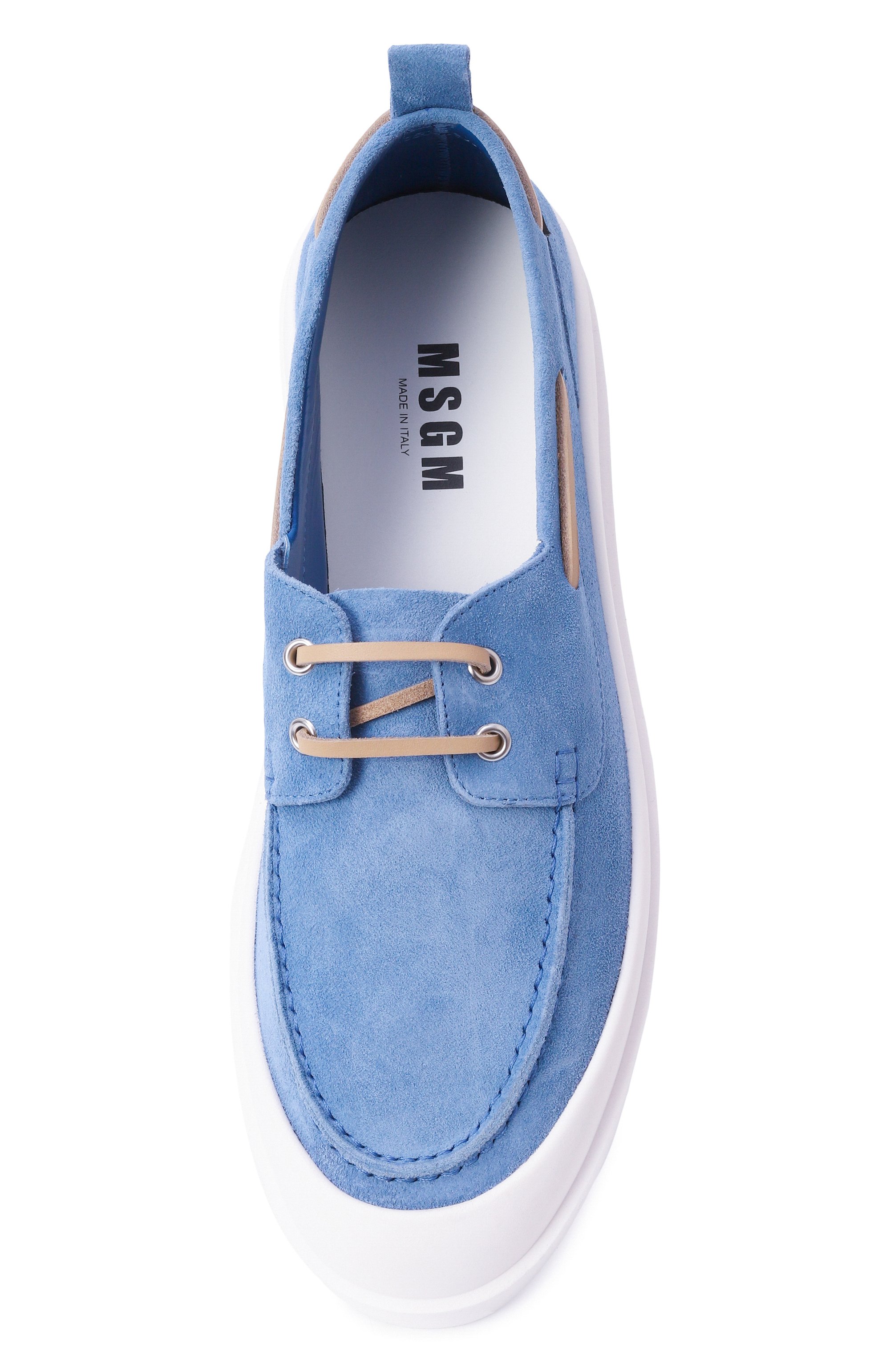 Замшевые топсайдеры MSGM, арт. 3840MS710/522, фото 6