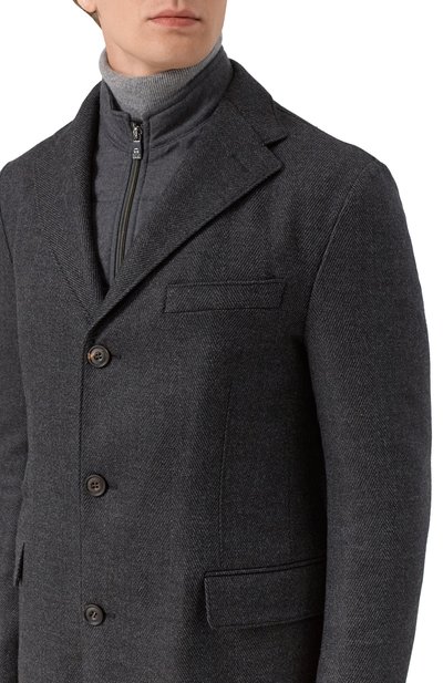 Шерстяное пальто CORNELIANI, арт. 261590-2612500, фото 5