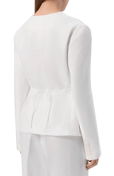 Льняной жакет 12 STOREEZ, арт. 137556, фото 4