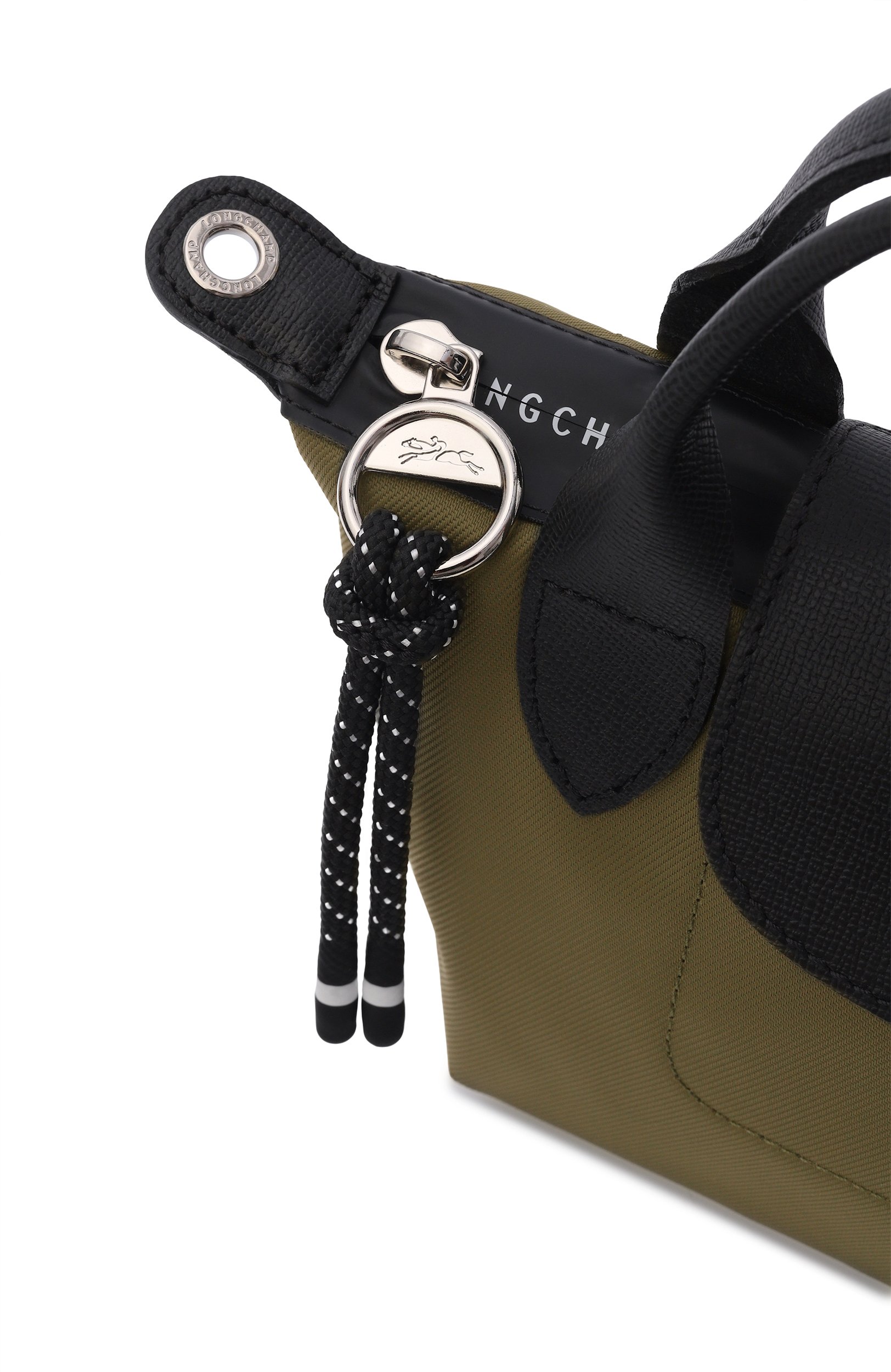 Сумка le pliage energy xs LONGCHAMP хаки цвета по цене 32550 руб., арт. L1500HSR/HSR, фото 6 Сумка le pliage energy xs LONGCHAMP, арт. L1500HSR/HSR, фото 6