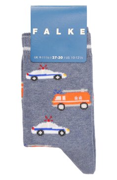 Детские хлопковые носки FALKE синего цвета, арт. 12297 | Фото 1 (Материал: Хлопок, Текстиль; Нос: Не проставлено; Мальчики Кросс-КТ: Носки)