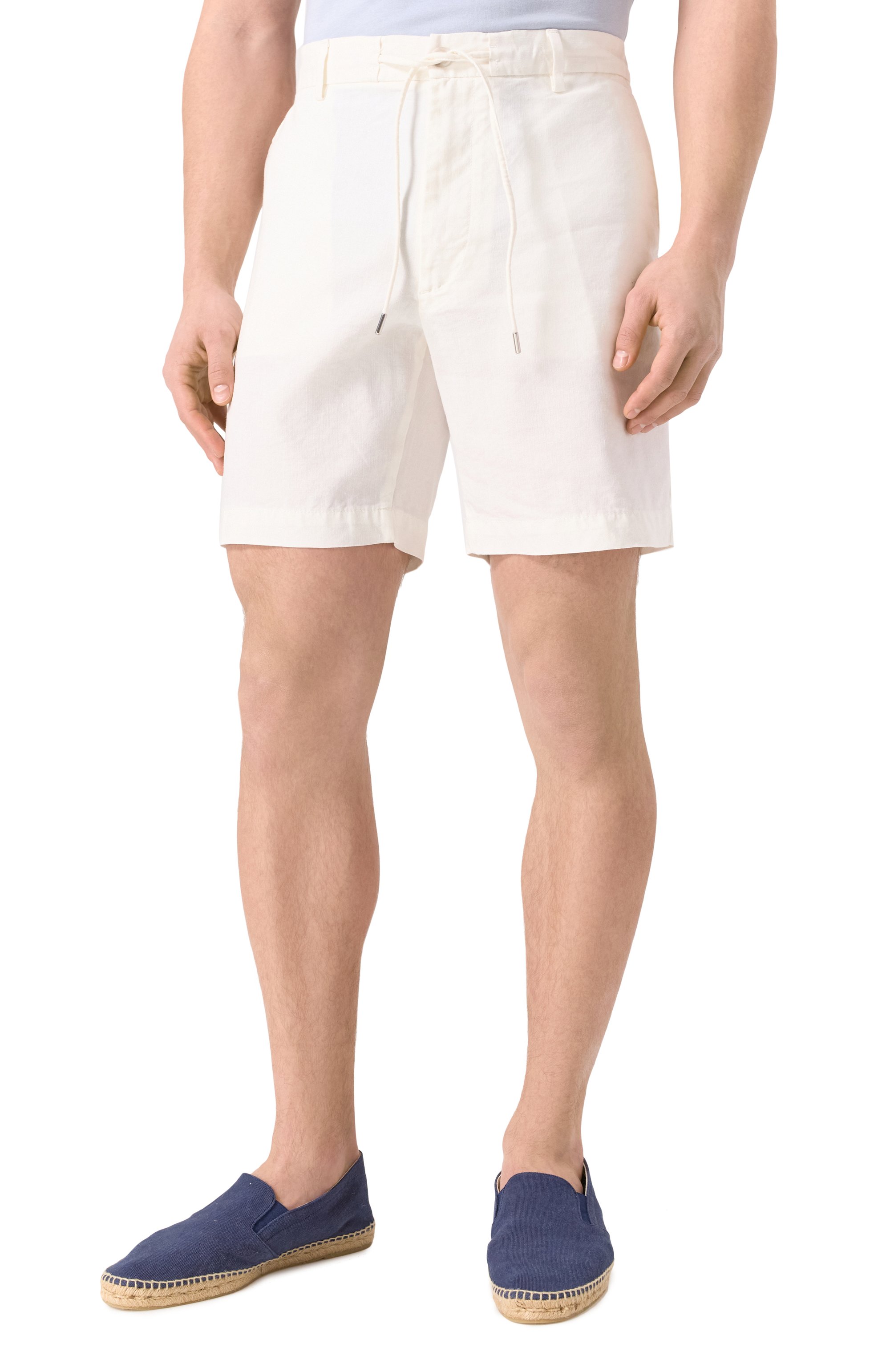 Шорты изо льна и вискозы BOSS, арт. 50538016, фото 3