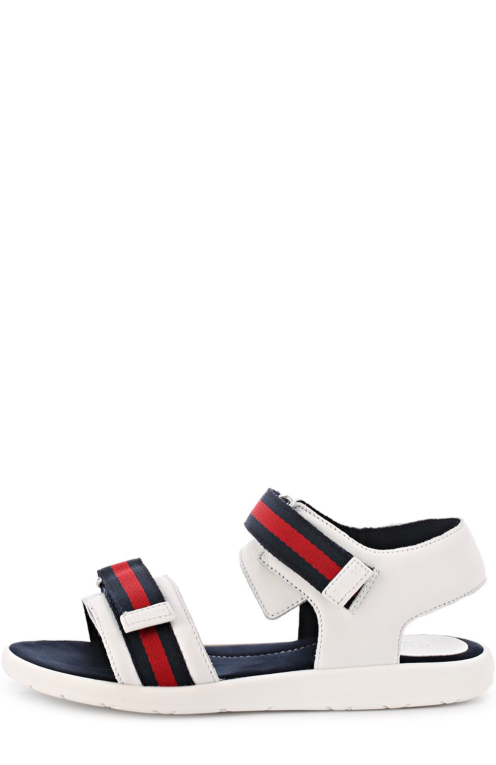 Кожаные сандалии с застежками велькро GUCCI, арт. 257761/BLN10, фото 2