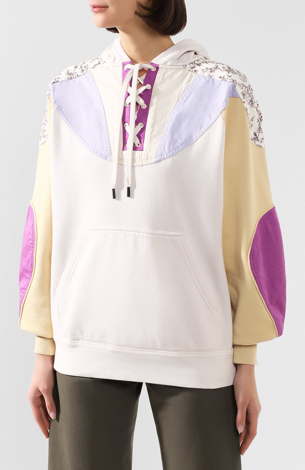 Хлопковое худи ISABEL MARANT ETOILE, арт. SW0206-20P034E/NANSYLIA, фото 3