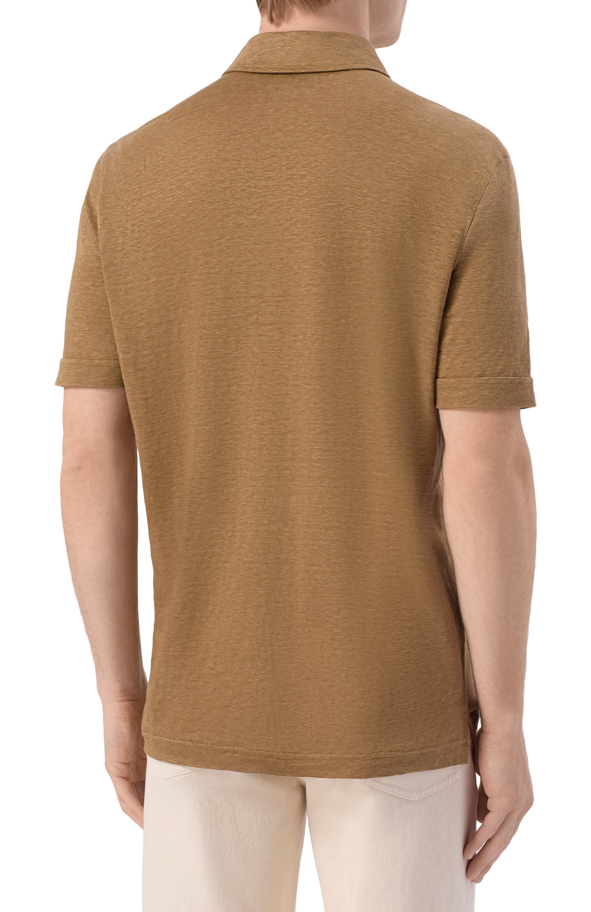 Льняное поло STEFANO RICCI, арт. K919510PCM/T26205, фото 4