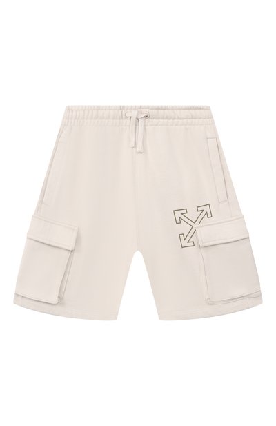 Хлопковые шорты-карго OFF-WHITE, арт. 0BCI005S26FLE001