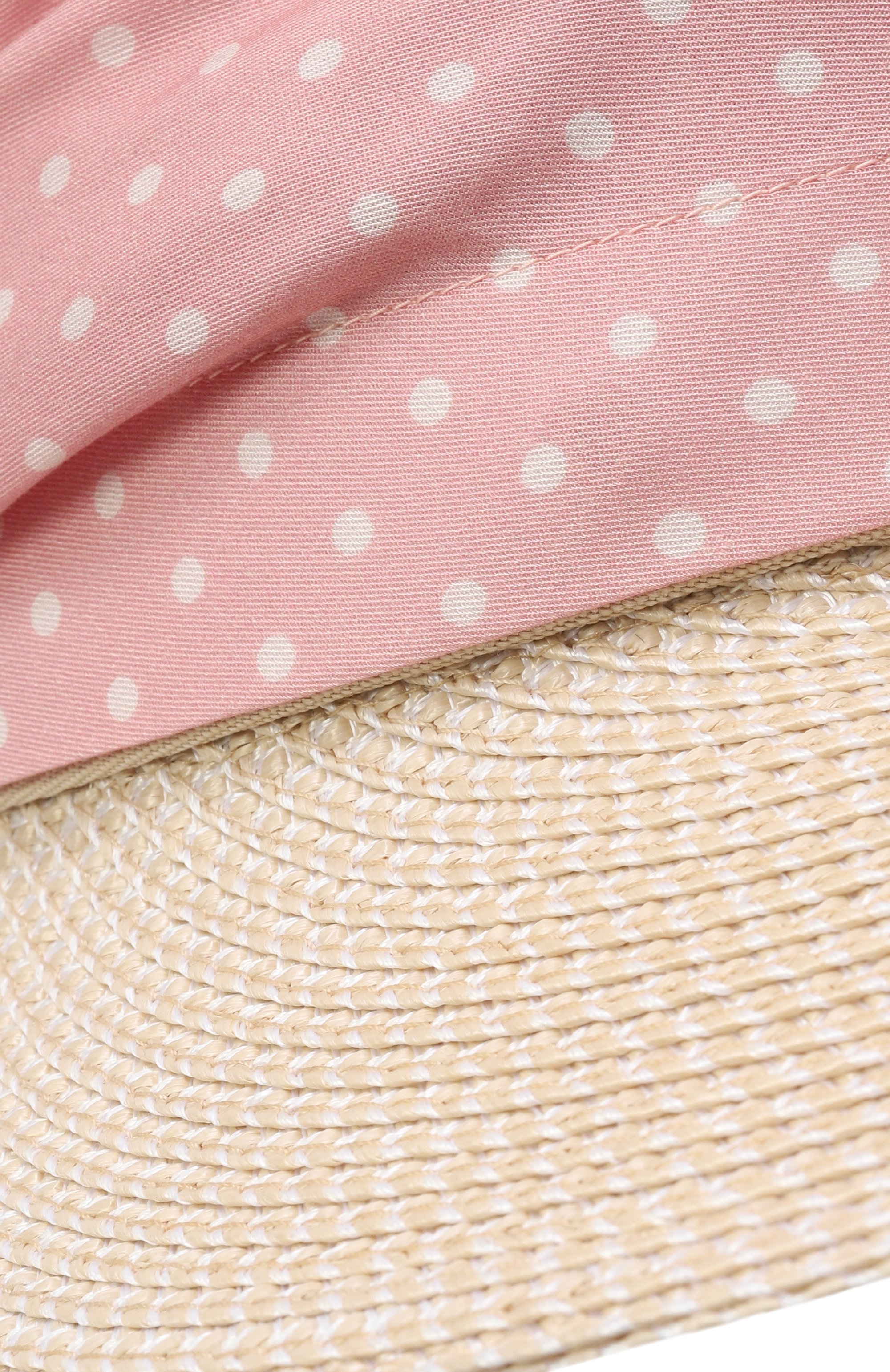 Козырек ERIC JAVITS розового цвета по цене 43700 руб., арт. 13452/CREAM/PINK, фото 4 Козырек ERIC JAVITS, арт. 13452/CREAM/PINK, фото 4