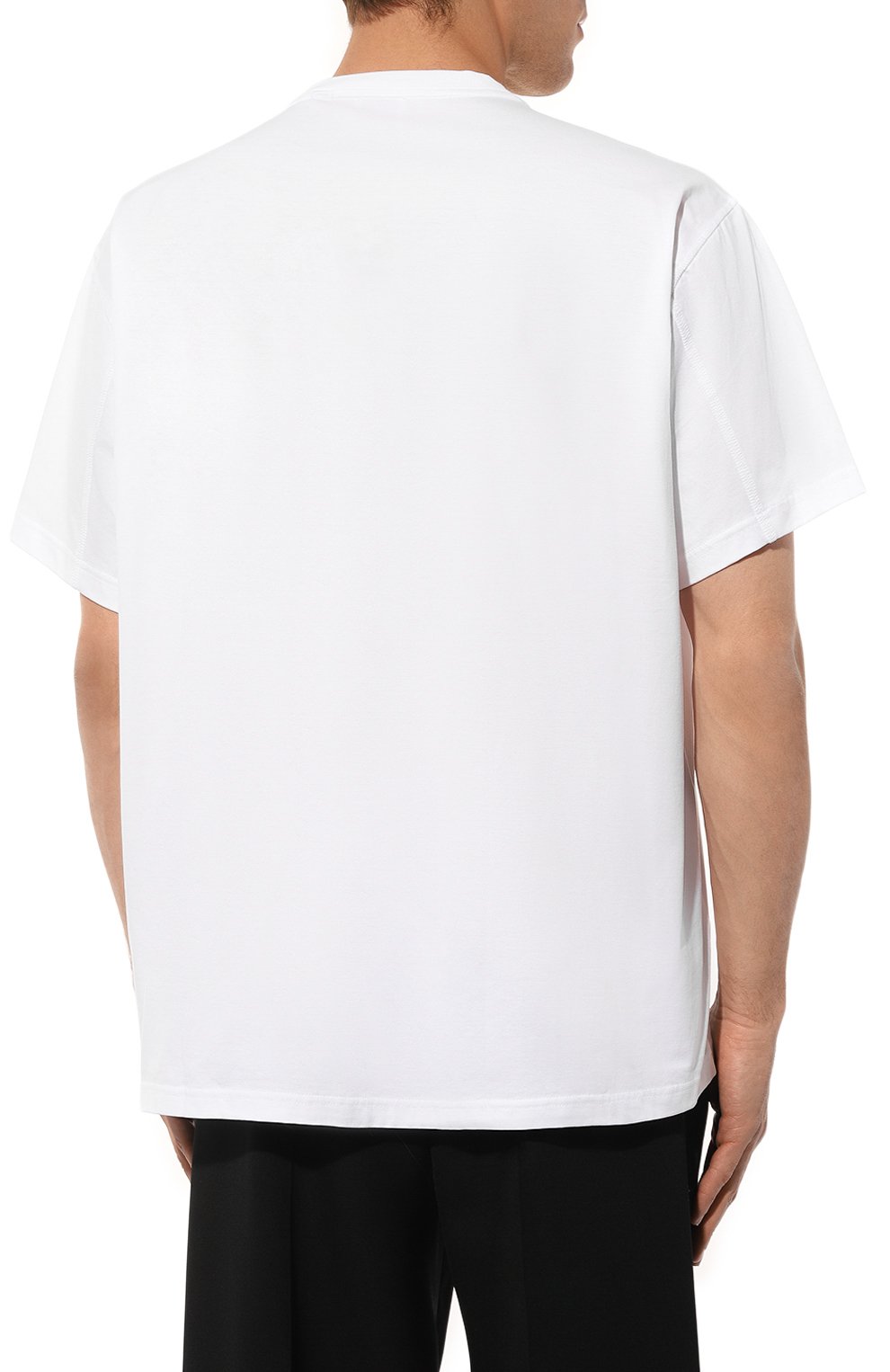 Хлопковая футболка BURBERRY, арт. 8057980, фото 4