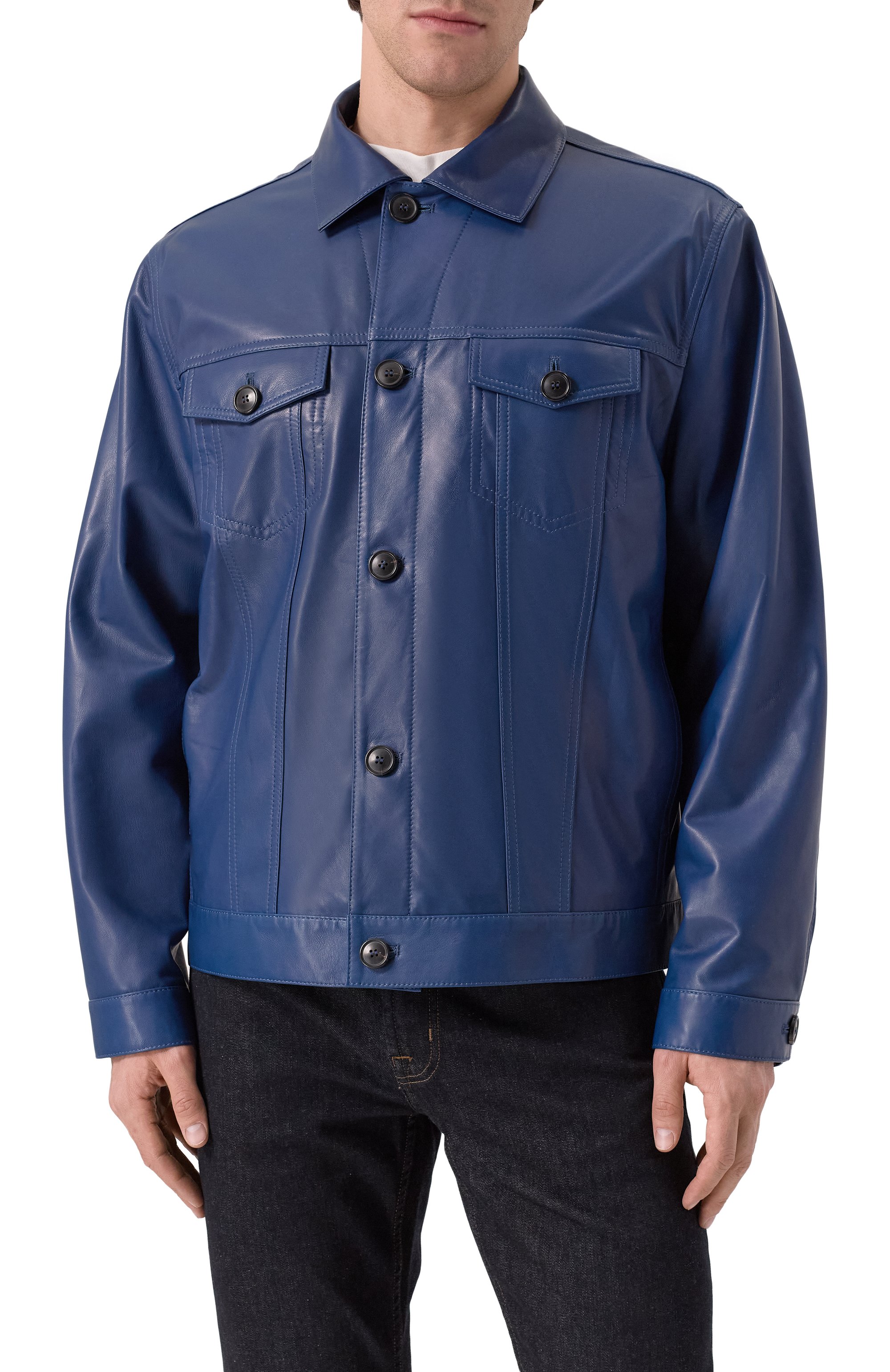 Кожаная куртка MVST, арт. 54201/48-56, фото 3