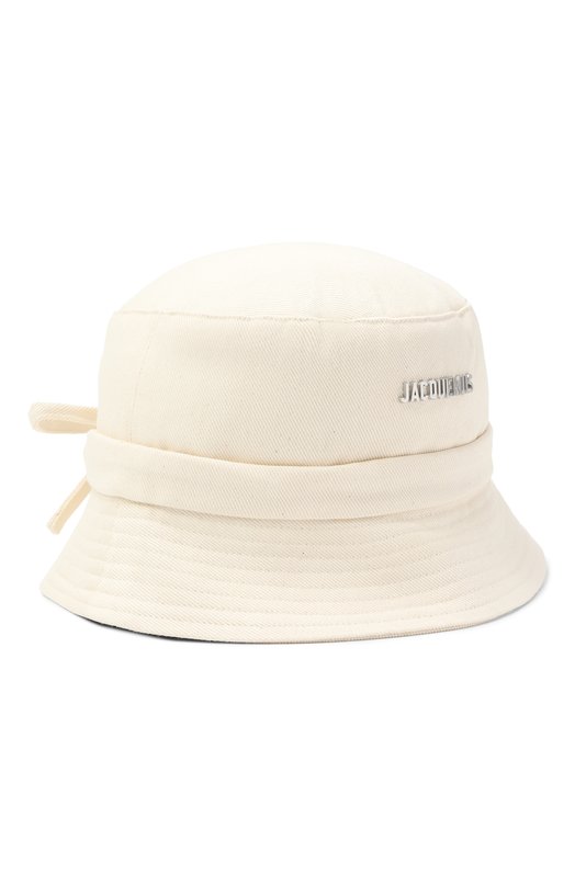 Хлопковая панама Jacquemus 22HACU00001/AE00014 Кремовый 22HACU00001/AE00014