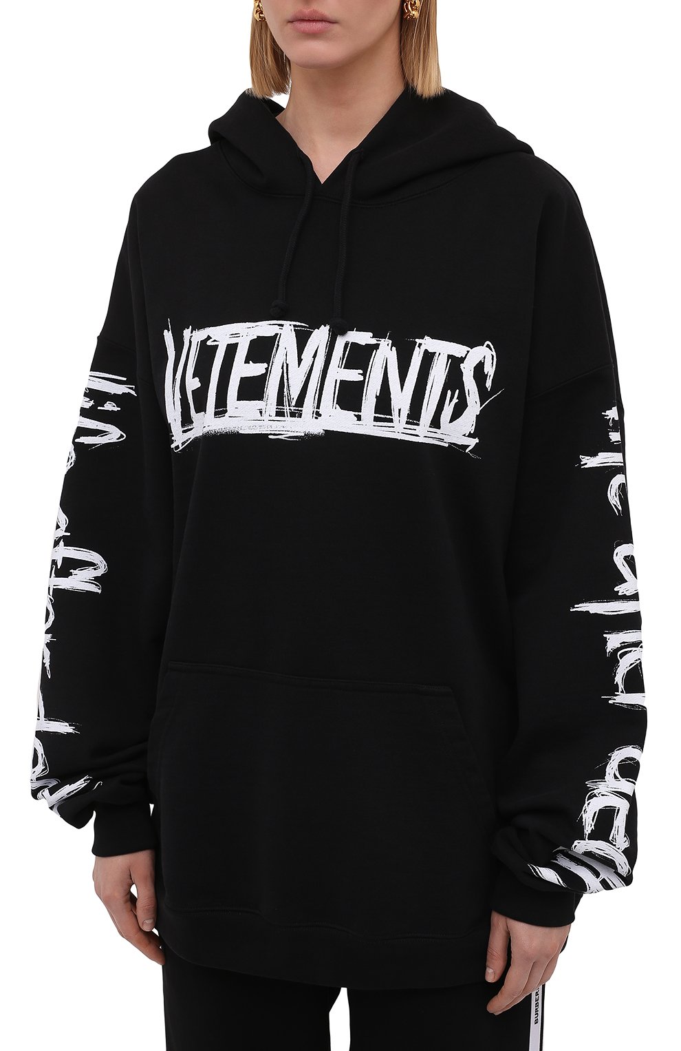 Хлопковое худи VETEMENTS, арт. UA52TR910W 1606/W, фото 3