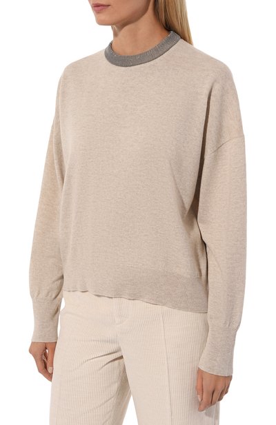 Кашемировый пуловер BRUNELLO CUCINELLI, арт. M12190100P, фото 3