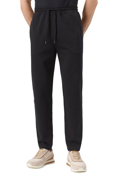 Брюки из хлопка и кашемира BRUNELLO CUCINELLI, арт. MM8313243G, фото 3