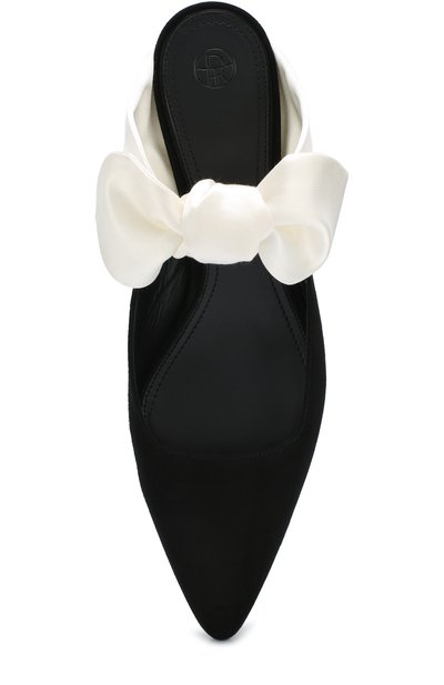 Замшевые мюли с атласным бантом THE ROW, арт. F1025-SW212, фото 5