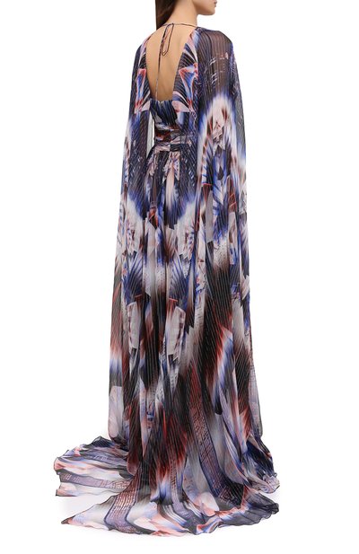 Шелковое платье ZUHAIR MURAD, арт. DRP20365/CHLU004, фото 4