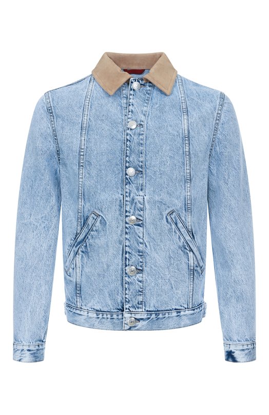 Джинсовая куртка Brunello Cucinelli M241P6911 Голубой M241P6911