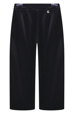 Детский костюм из вискозы ERMANNO SCERVINO темно-синего цвета, арт. SFCD001C/VE137/3A-8A | Фото 5 (Материал сплава: Проставлено; Рукава: Длинные; Материал внешний: Вискоза; Материал подклада: Вискоза; Драгоценные камни: Проставлено)