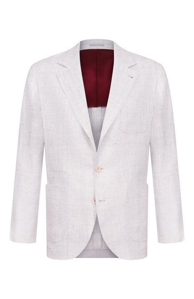 Мужской льняной пиджак BRUNELLO CUCINELLI, арт. MZ4187BND