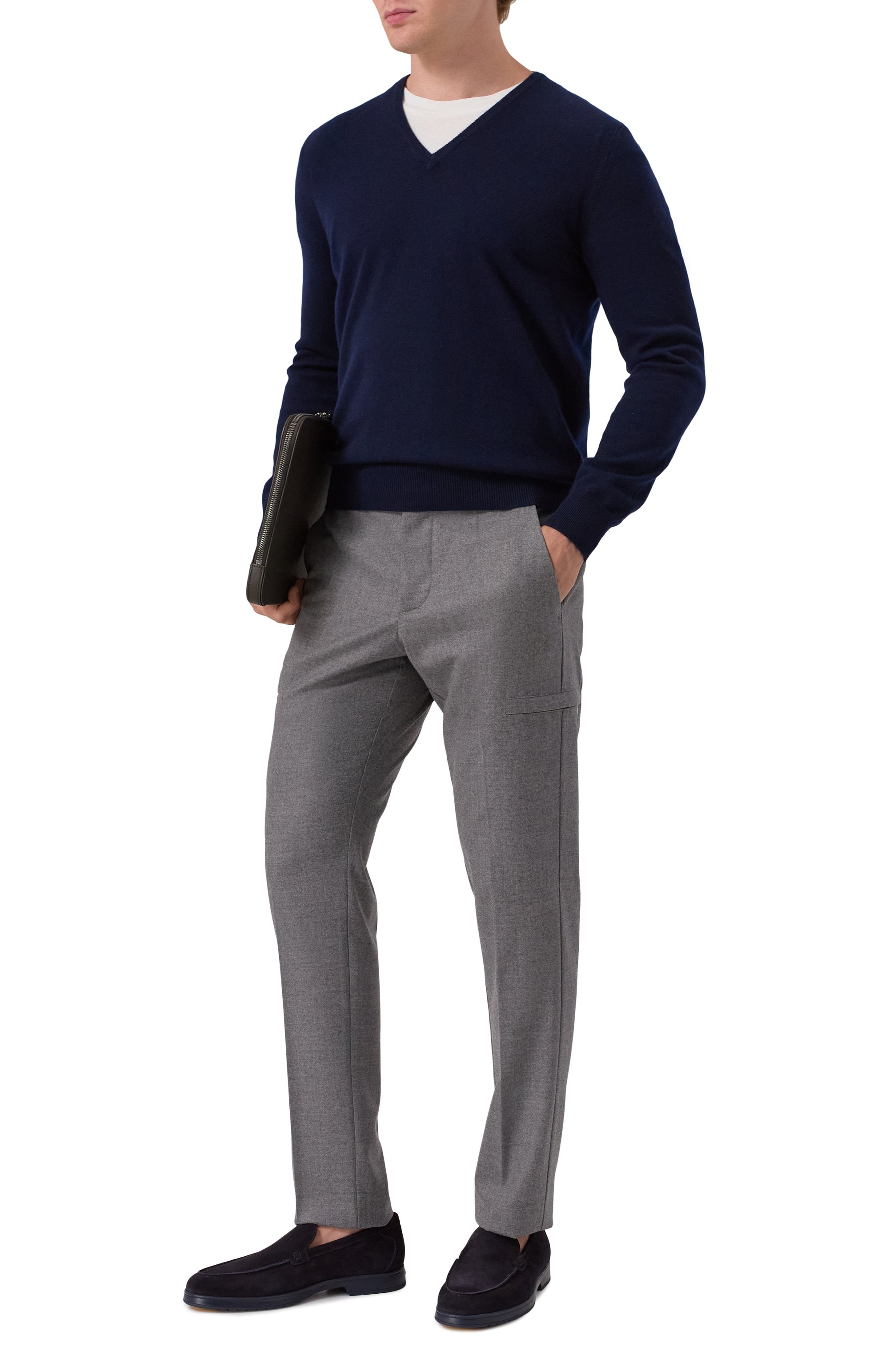 Шерстяные брюки MARCO PESCAROLO, арт. METIS/5215, фото 2