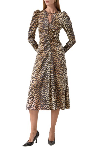 Платье из вискозы GANNI, арт. W0330/6757, фото 3