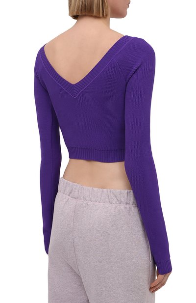 Кардиган N21 фиолетового цвета по цене 41450 руб., арт. 21E N2S0/A008/7579, фото 4 Кардиган N21, арт. 21E N2S0/A008/7579, фото 4