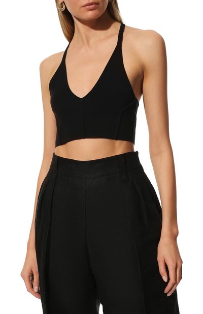 Бра-топ HELMUT LANG черного цвета по цене 22350 руб., арт. M02HW712, фото 3 Бра-топ HELMUT LANG, арт. M02HW712, фото 3