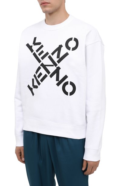 Хлопковый свитшот kenzo sport KENZO, арт. FA65SW5214MS, фото 3
