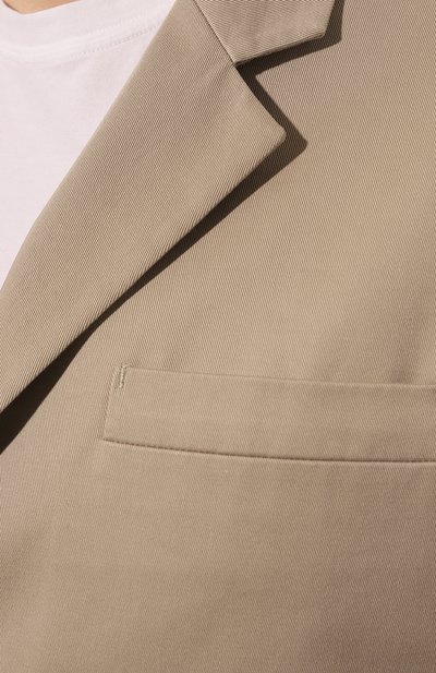 Хлопковый пиджак PRADA, арт. UGM143-1YOK-F0F24-211, фото 5