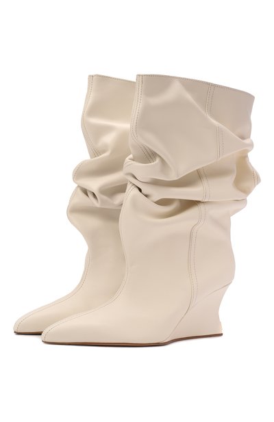 Женские кожаные полусапоги BALMAIN, арт. FN0TA181/LVIT