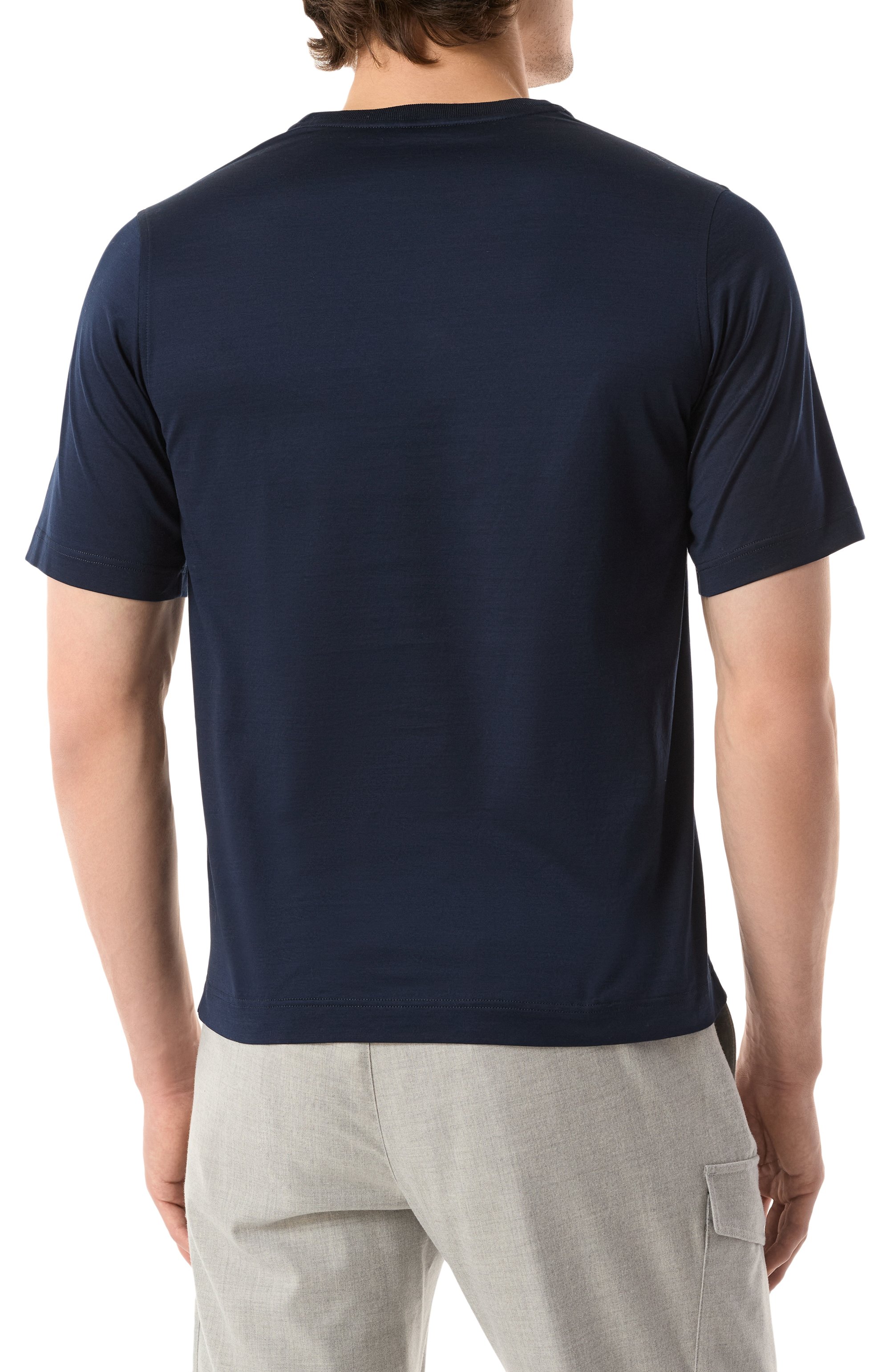 Хлопковая футболка ZILLI, арт. TSR02HM0110VZL000, фото 4