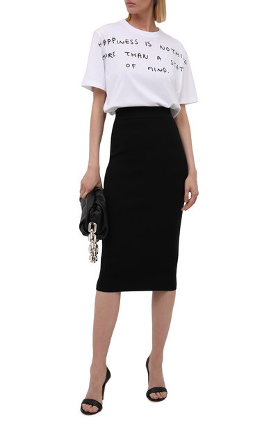 Юбка из кашемира и шелка TOM FORD черного цвета по цене 116500 руб., арт. GCK097-YAX320, фото 2 Юбка из кашемира и шелка TOM FORD, арт. GCK097-YAX320, фото 2