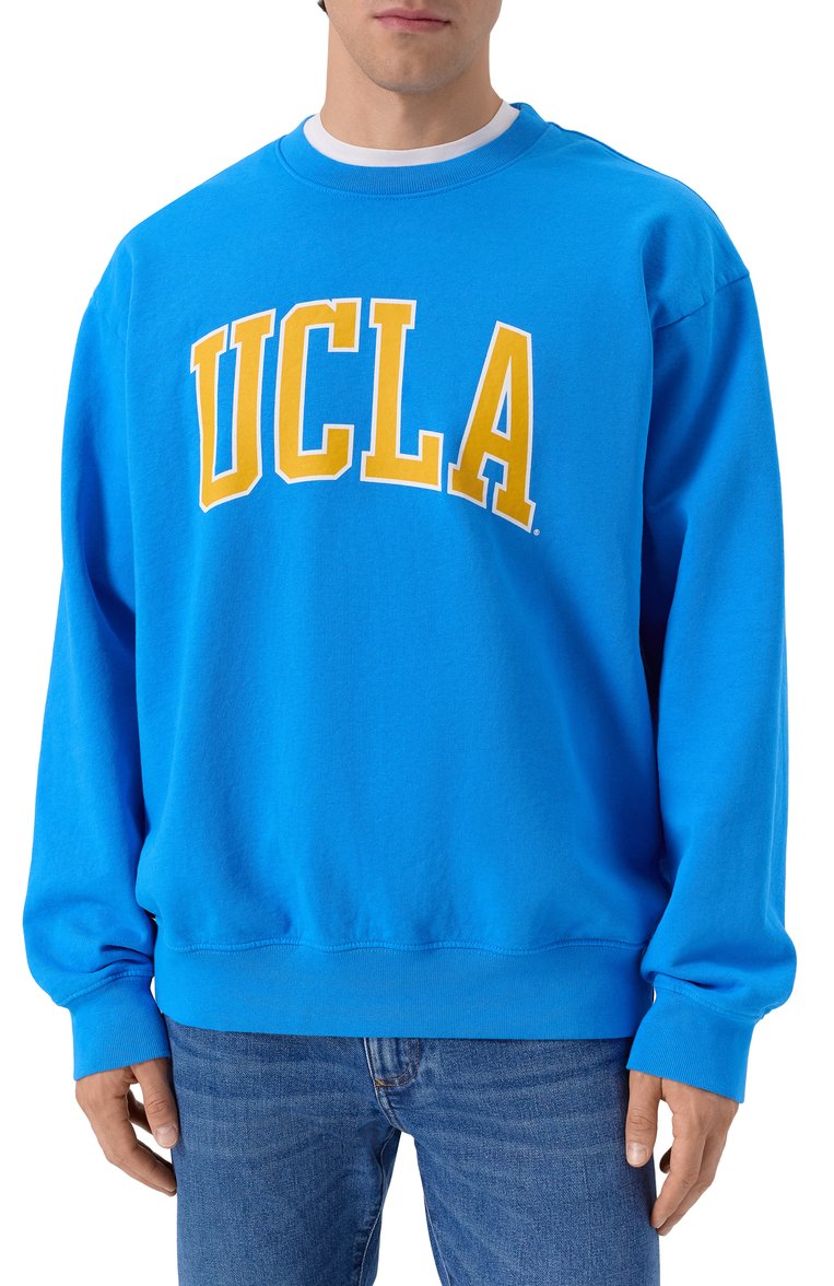 Хлопковый свитшот sporty & rich x ucla SPORTY AND RICH, арт. ST071615637BL116, фото 1