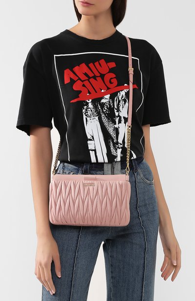 Сумка из кожи MIU MIU, арт. 5BH356-N88-F0615-YOO, фото 5