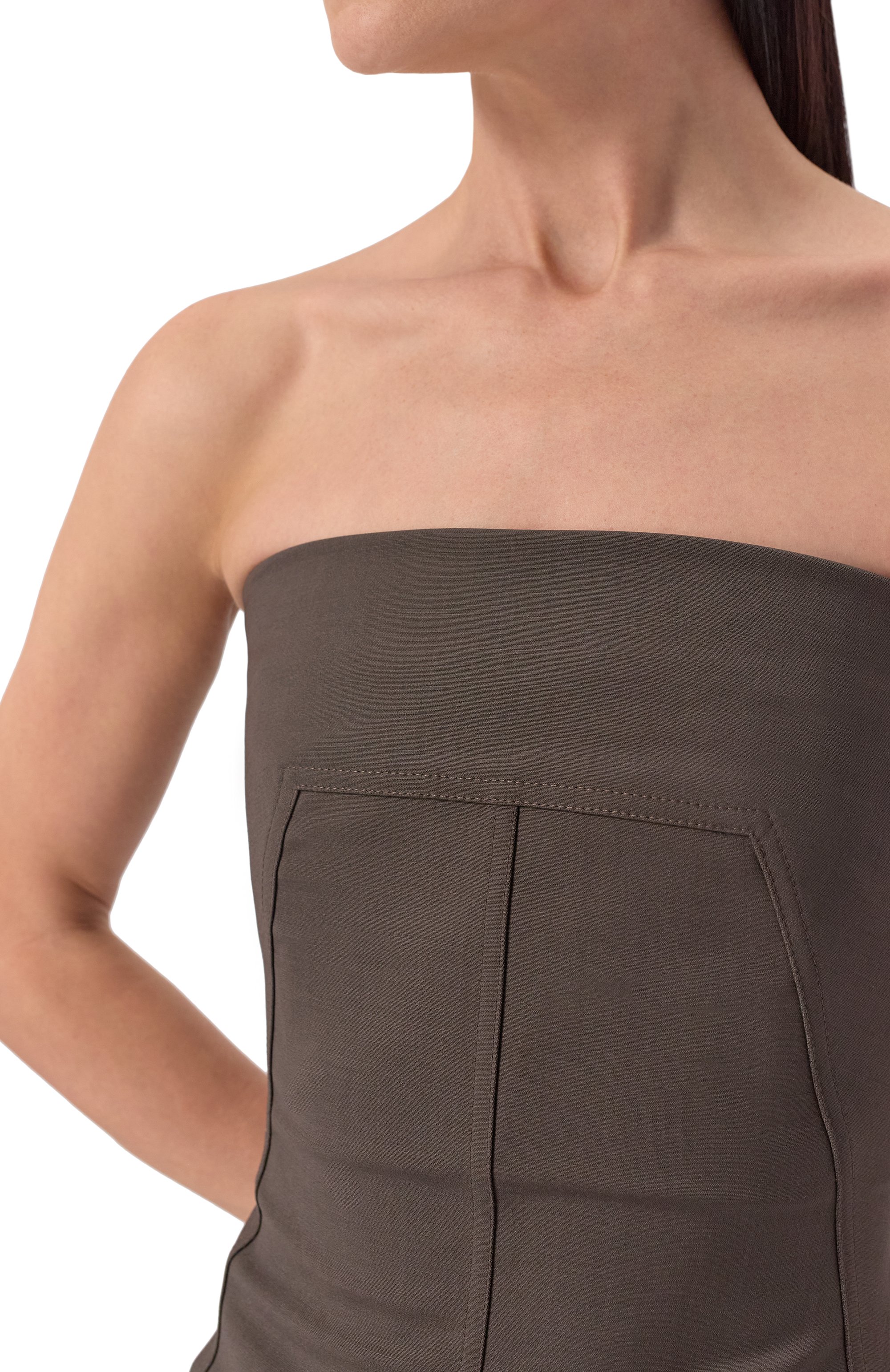 Шерстяной топ-корсет RICK OWENS, арт. RP02E4127/WST, фото 5