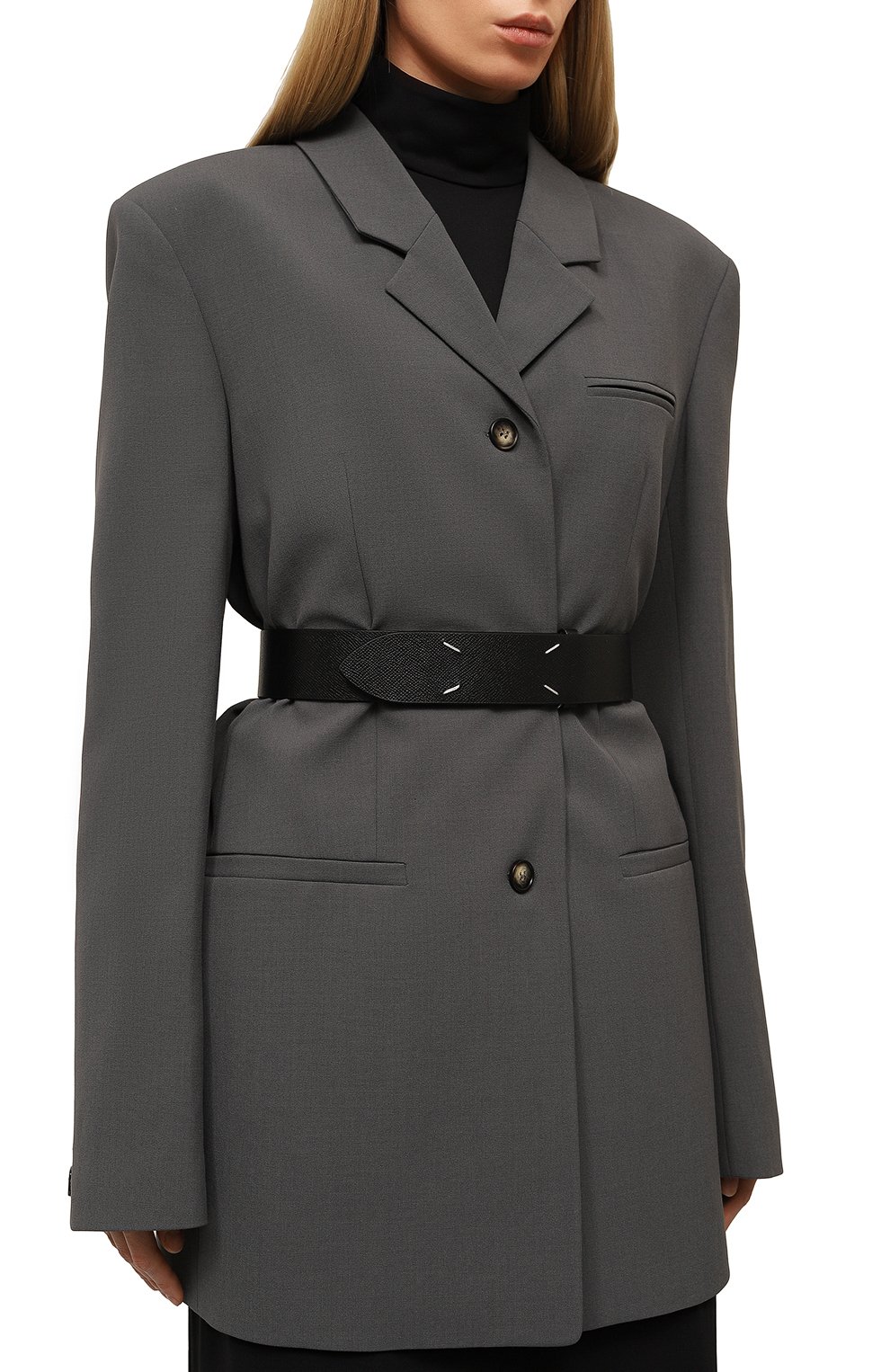 Кожаный ремень MAISON MARGIELA, арт. SA1TP0006/P4745, фото 2