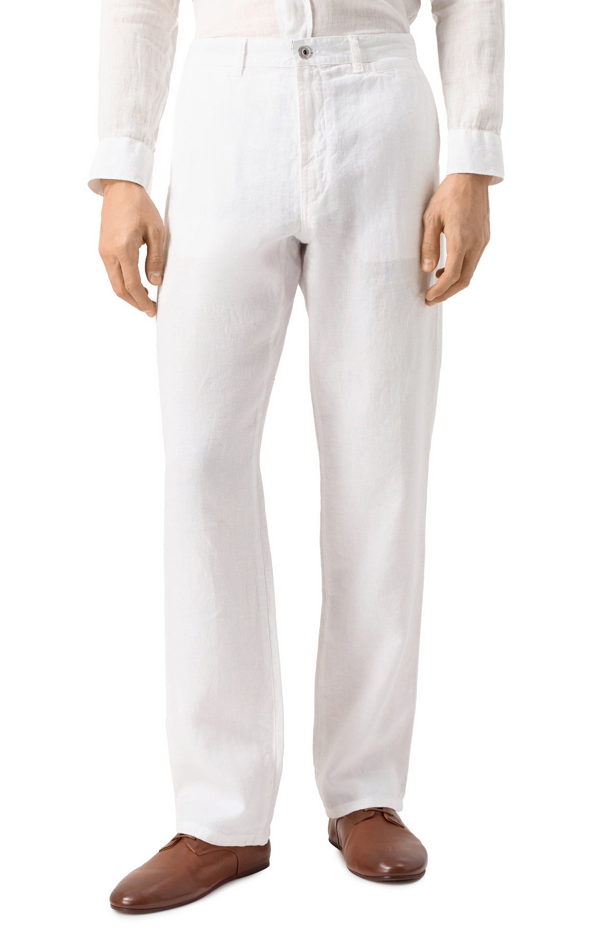Льняные брюки 120% LINO, арт. 32ALIM29PQ/0476/000, фото 3