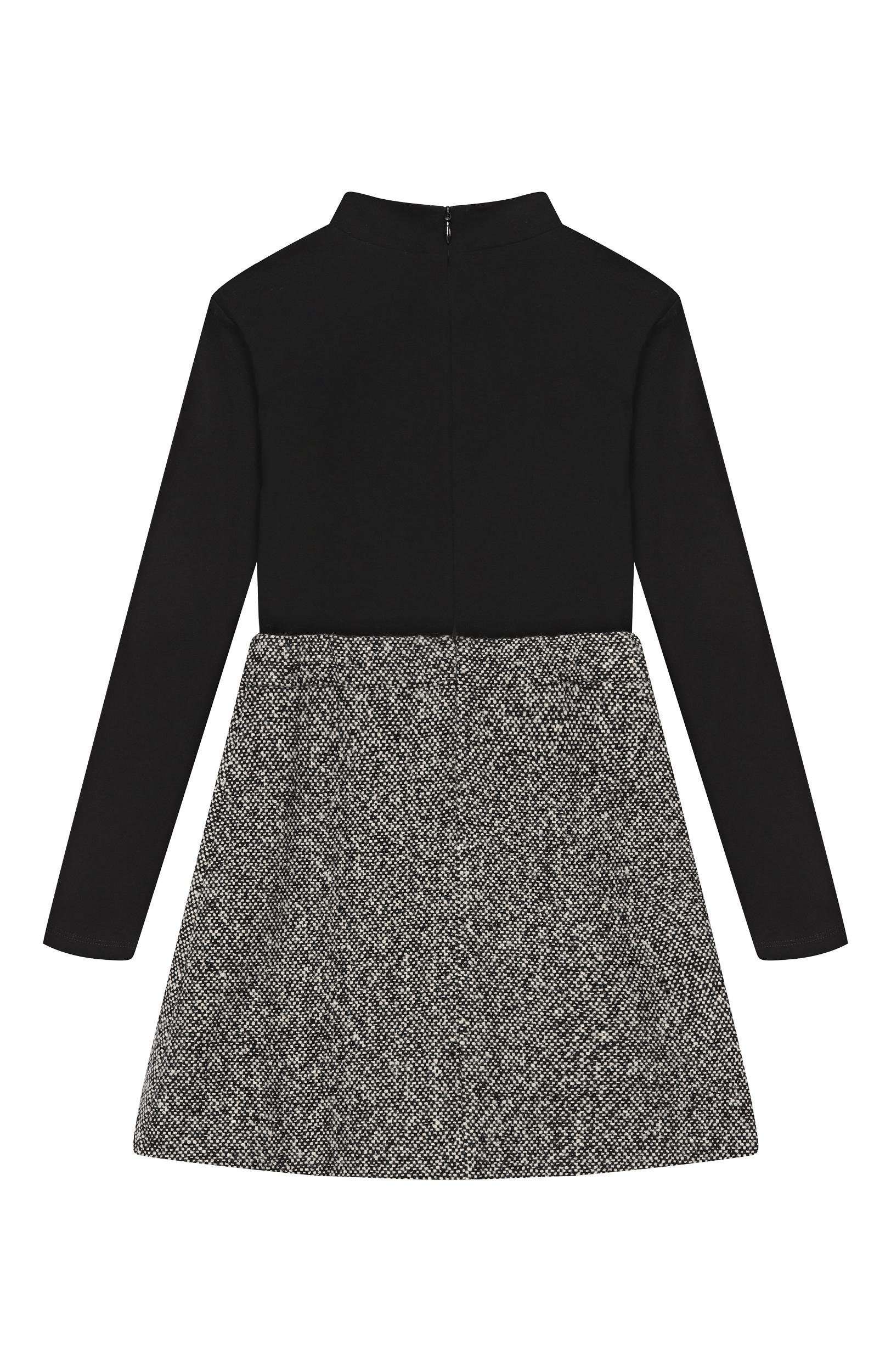 Платье из хлопка и шерсти DOLCE & GABBANA, арт. L5JDBP/G7Q5G_001, фото 2