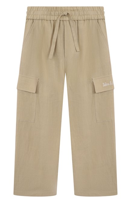 Льняные брюки-карго DOLCE & GABBANA, арт. L44P76/FU4LH/2-6