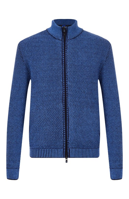 Шерстяной кардиган Kiton UMM072204 Синий UMM072204