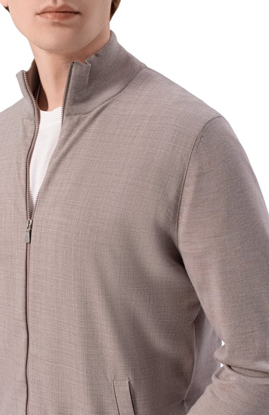 Шерстяной кардиган Gran Sasso 43165/14721 Бежевый  43165/14721 Фото 5