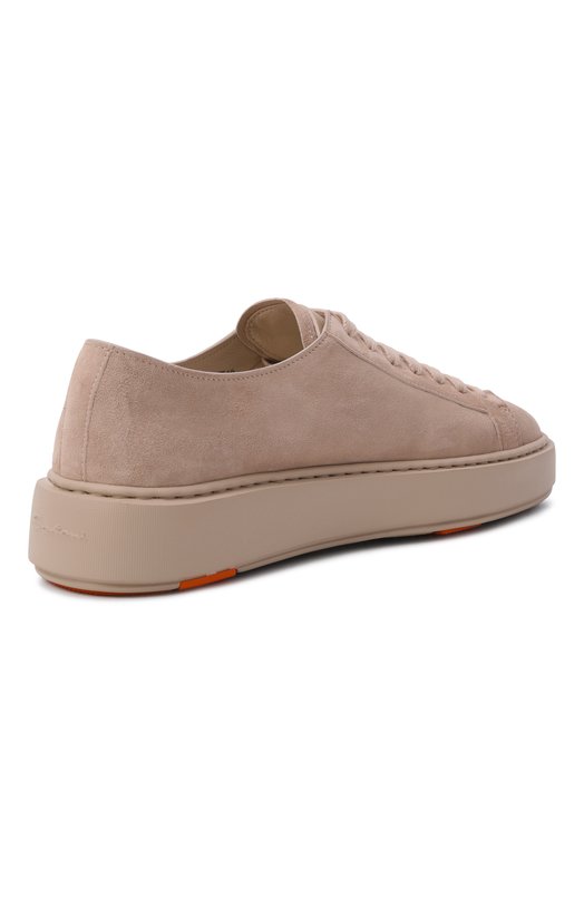 Замшевые кеды Cleanic Santoni WBCG61322ISLTT0Y Бежевый  WBCG61322ISLTT0Y Фото 5