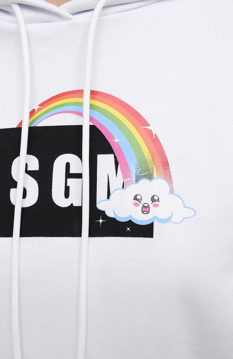 Хлопковое худи MSGM, арт. 3041MDM177 217299, фото 5