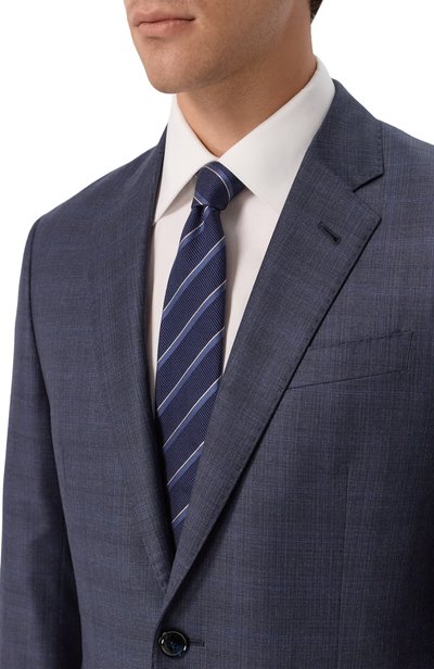 Мужской шелковый галстук GIORGIO ARMANI, арт. GM000800/TE22447
