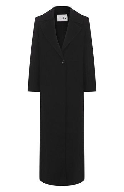 Женско�е пальто из шерсти и кашемира MANZONI24, арт. 25M1357-DB1/48