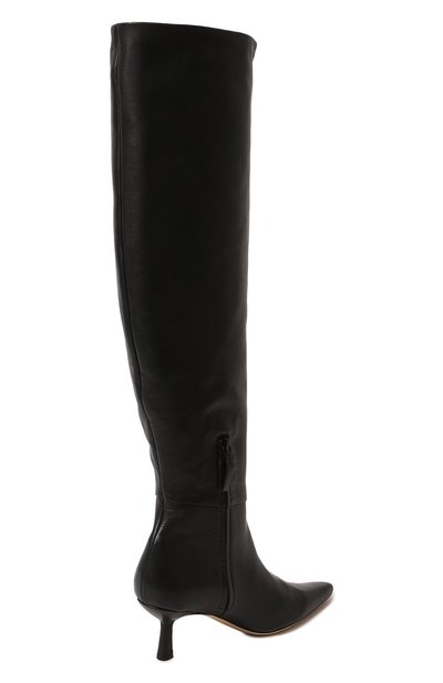 Кожаные ботфорты BY FAR, арт. 23CRMEHDBLNAP, фото 5